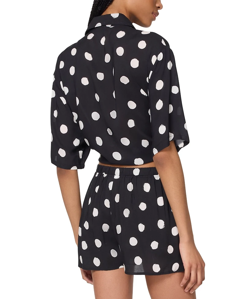 Kate Spade Women's Tie-Front Cover-Up Shirt
