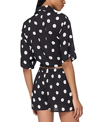 Kate Spade Women's Tie-Front Cover-Up Shirt