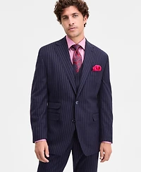 Tayion Collection Men's Classic-Fit Pinstripe Suit Separate Jacket