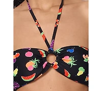 Kate Spade Women's Fruits Bandeau Ring Bikini Top
