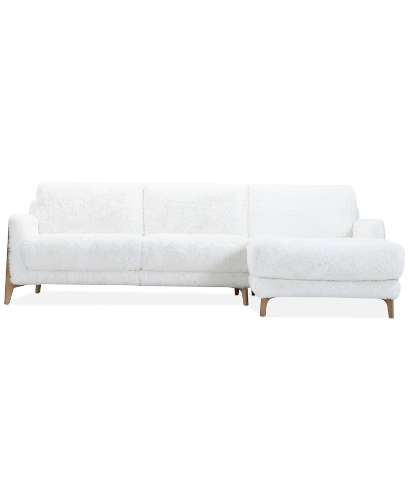 Briannie -Pc. Fabric Chaise Sectional