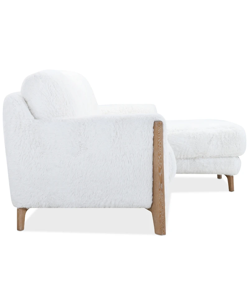 Briannie -Pc. Fabric Chaise Sectional