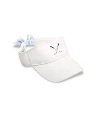 Bits & Bows Girls Golf Clubs Bow Visor