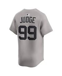 Nike Men's Aaron Judge Gray New York Yankees Road Limited Player Jersey