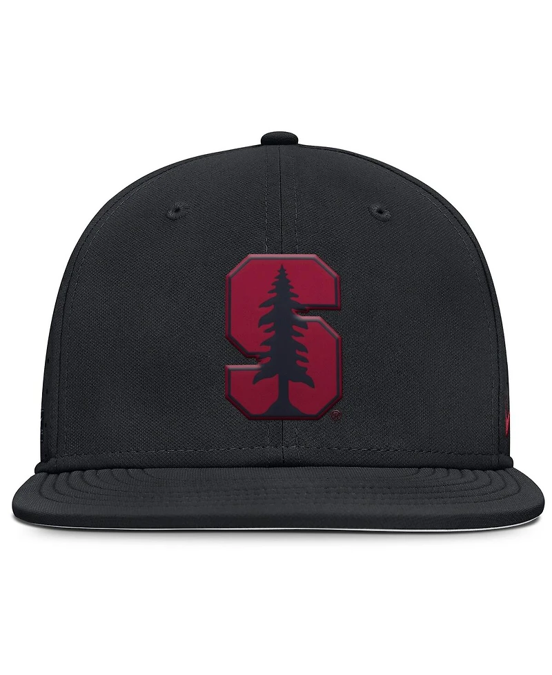 Nike Men's Black Stanford Cardinal On-Field Dugout True Performance Fitted Hat