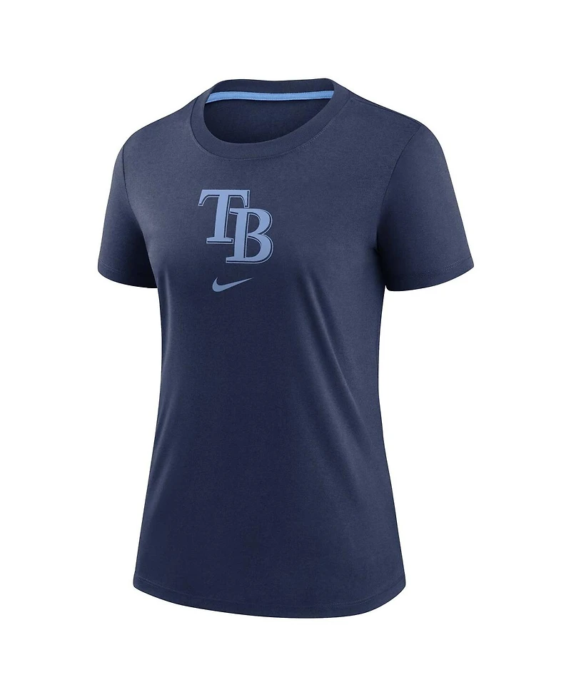Nike Women's Navy Tampa Bay Rays Authentic Collection Early Work Tri-Blend T-Shirt