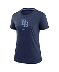 Nike Women's Navy Tampa Bay Rays Authentic Collection Early Work Tri-Blend T-Shirt