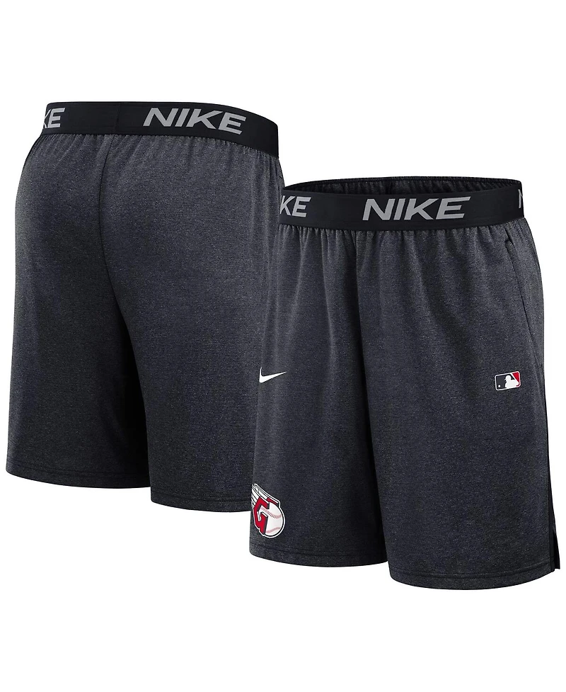 Nike Men's Navy Cleveland Guardians Authentic Collection Performance Knit Shorts