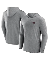Fanatics Men's Gray Washington Commanders Elements Front Office Power Mono Long Sleeve Hoodie T-Shirt