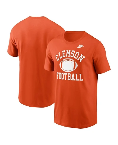 Nike Men's Orange Clemson Tigers Legacy Football Icon T-Shirt