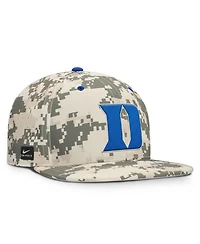 Nike Men's Digital Camo Duke Blue Devils 2025 Dugout True Performance Fitted Hat