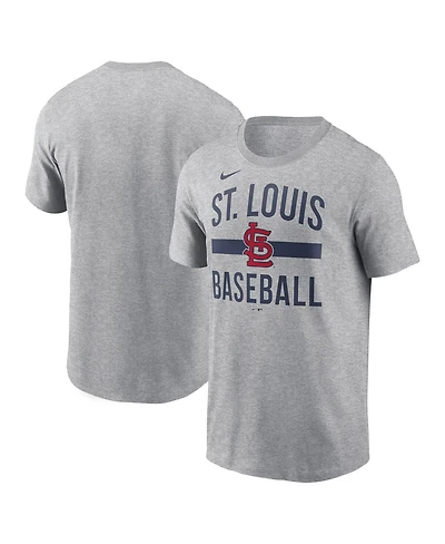 Nike Men's Heather Gray St. Louis Cardinals Arched T-Shirt