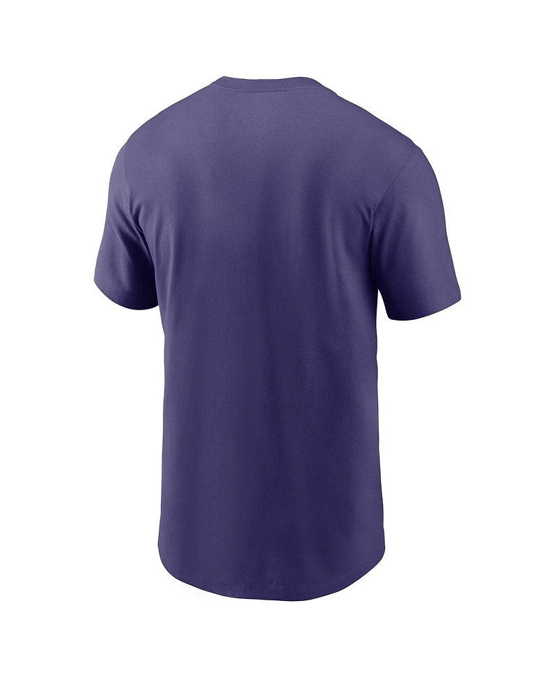 Nike Men's Purple Clemson Tigers Baseball Logo T-Shirt