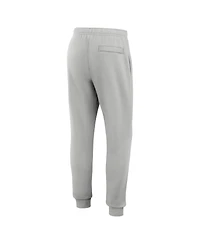 Nike Men's Silver New England Patriots Rewind Club Fleece Joggers Pants