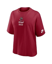 Nike Women's Crimson Alabama Tide Boxy Legacy Established T-Shirt