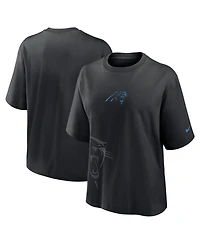 Nike Women's Black Carolina Panthers Boxy T-Shirt