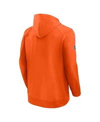 Fanatics Men's Orange New York Islanders Authentic Pro Rink Fleece Pullover Hoodie