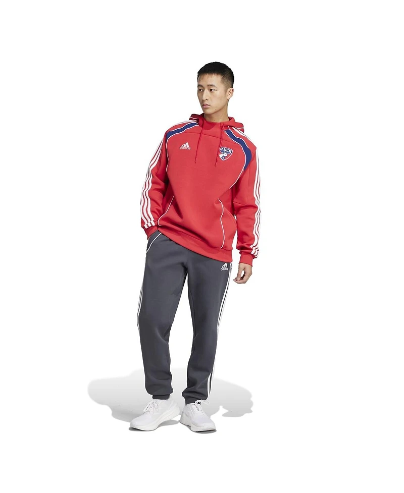 Adidas Men's Red Fc Dallas 2025 Travel Pullover Hoodie