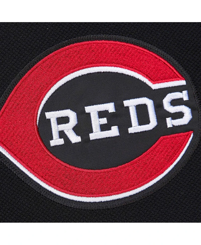 Mitchell Ness Men's Ken Griffey Jr. Black Cincinnati Reds Cooperstown Collection Authentic Mesh Batting Practice Jersey
