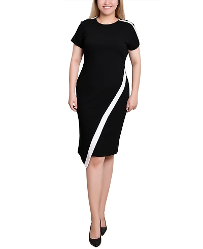 Ny Collection Women's Short Sleeve Dress