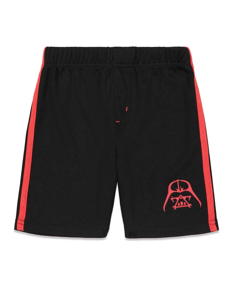 Star Wars Darth Vader Costume T-Shirt Shorts & Cape 3 Piece