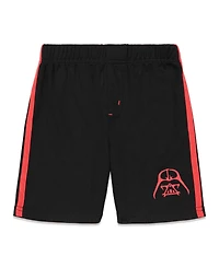Star Wars Darth Vader Costume T-Shirt Shorts & Cape 3 Piece