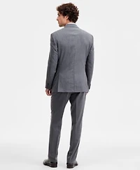 Tayion Collection Mens Classic Fit Pinstripe Double Breasted Suit Separates