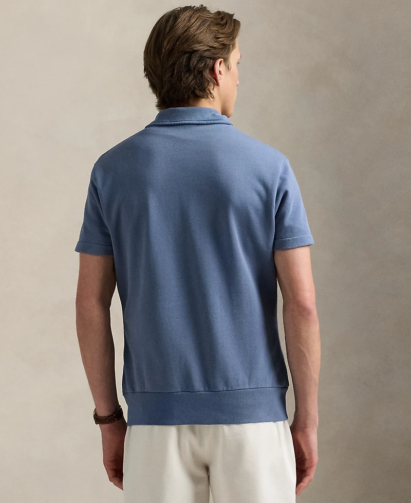 Polo Ralph Lauren Men's Loopback Fleece Polo-Collar Sweatshirt