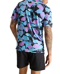 Chubbies Men's The Fluorescent Funk Classic-Fit Printed Performance Polo Shirt