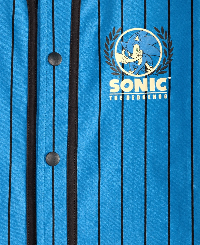 Sonic Little & Big Boys Let's Roll Baseball Jersey Shirt