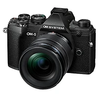 Om Digital Solutions V210022BU000 N 5 Mirrorless Digital Camera Kit, Black