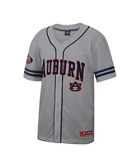 Colosseum Men's Gray Auburn Tigers Free Spirited Baseball Jersey