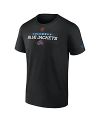 Fanatics Men's Black Columbus Blue Jackets Special Edition 2.0 Authentic Pro T-Shirt