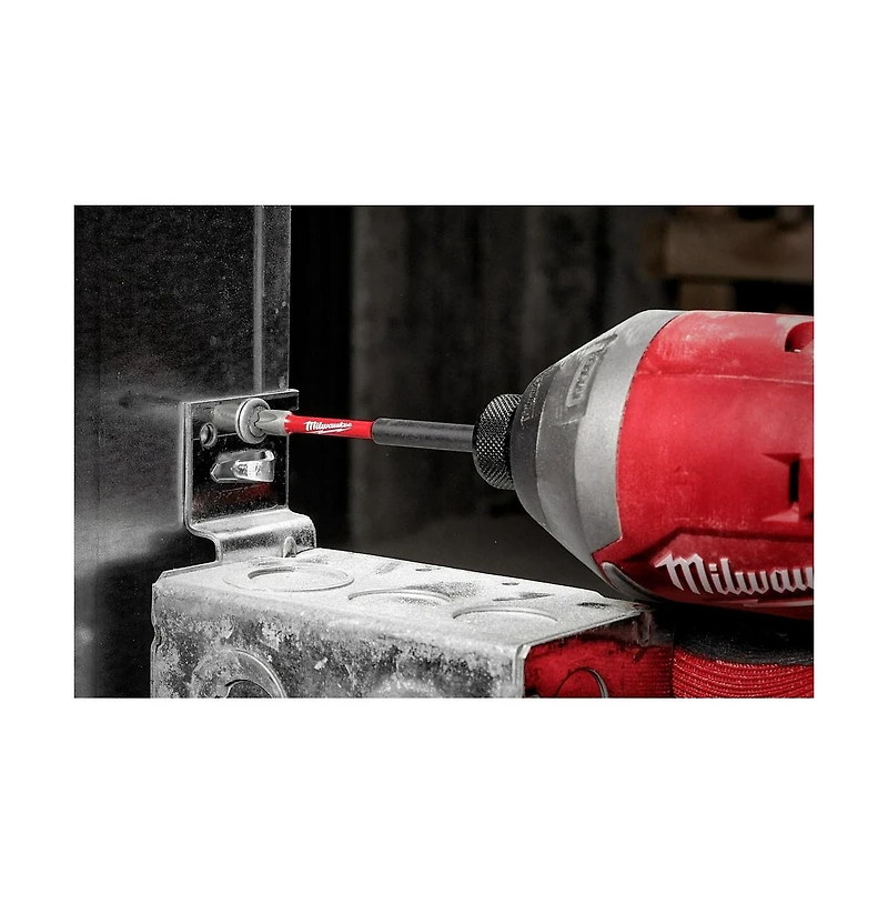 Milwaukee 48-32-4572 Shockwave 3-1/2" Impact Square Recess #2 Power Bit