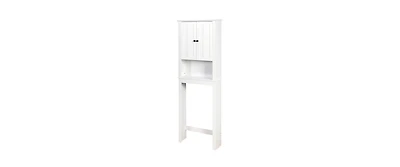 25.98 in. W x 69.92 in. H x 9.05 in. D White Mdf 2