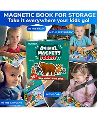 Quokka Travel Magnetic Puzzles – 20+Pcs Fun Game Toy for Kids Ages 3-5