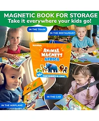 Quokka Travel Magnetic Puzzles – 20+Pcs Fun Game Toy for Kids Ages 3-5