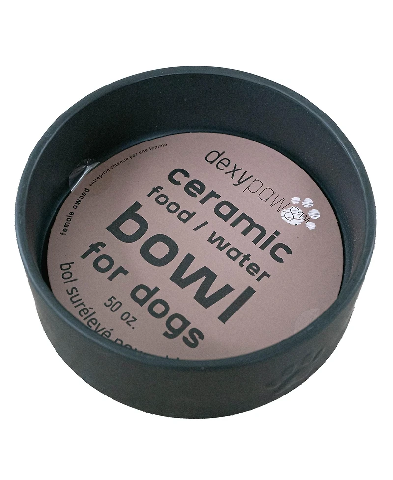 50oz Dog Bowl: Black