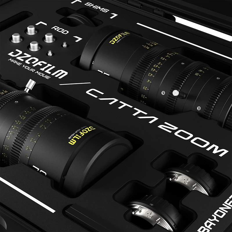 Dzofilm Catta 35-80mm and 75-135mm T2.9 Cine Lens Bundle for Sony E, Black