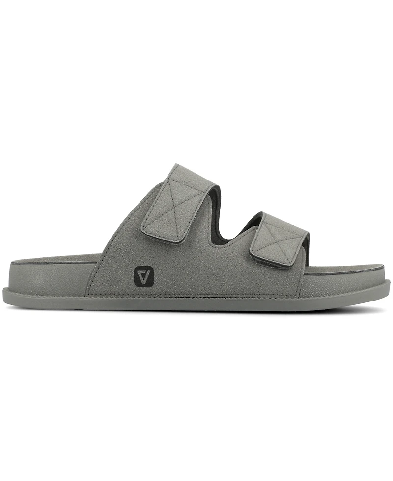 Vance Co. Men's Orlando Comfort Adjustable Strap Slide On Sandals