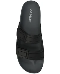 Vance Co. Men's Mario Comfort Adjustable Strap Slide On Sandals