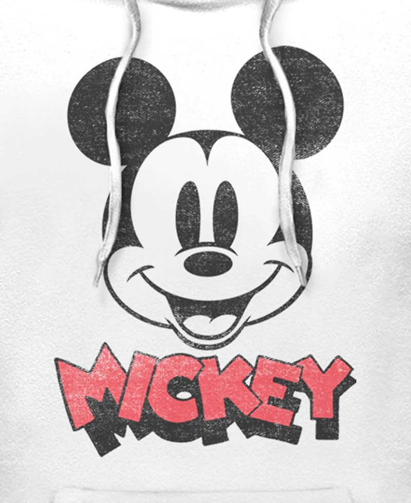 Mickey Classic Men's Heads Up Hoodie Fleece Pullover Sweatshirt