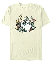 Nightmare Before Christmas Men's Jack Flowers Short Sleeve T-Shirt