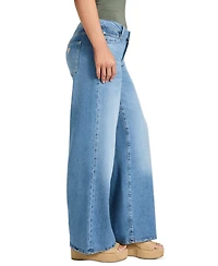 Guess Women's Mid Rise Wide-Leg Palazzo Jeans