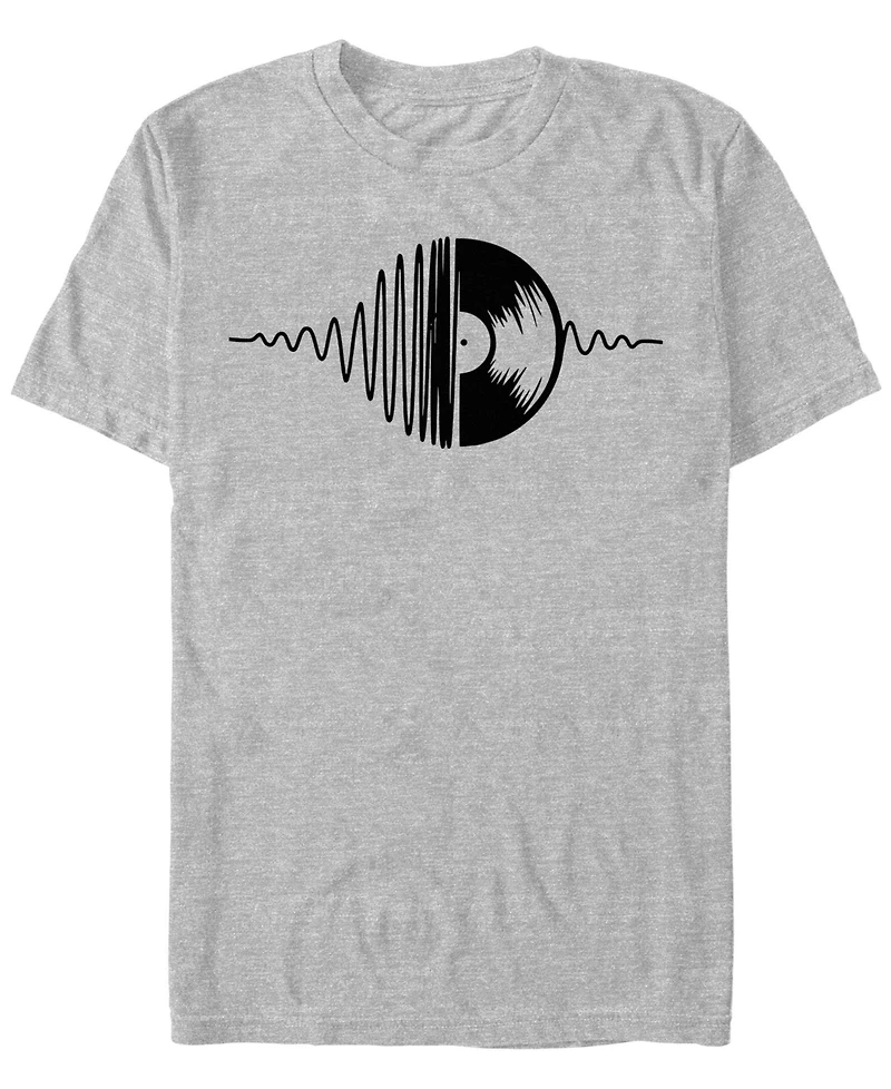 Design By Humans Men's Music Vinyl Short Sleeve T-Shirt