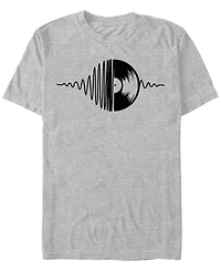 Design By Humans Men's Music Vinyl Short Sleeve T-Shirt