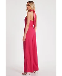 Quiz Women's Scuba Crepe Halterneck Jumpsuit