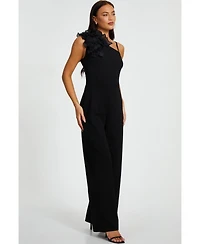 Quiz Women's Scuba Crepe Asymmetric Jumpsuit
