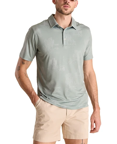 Chubbies Men's The Golf Course Willow Performance Polo Shirt