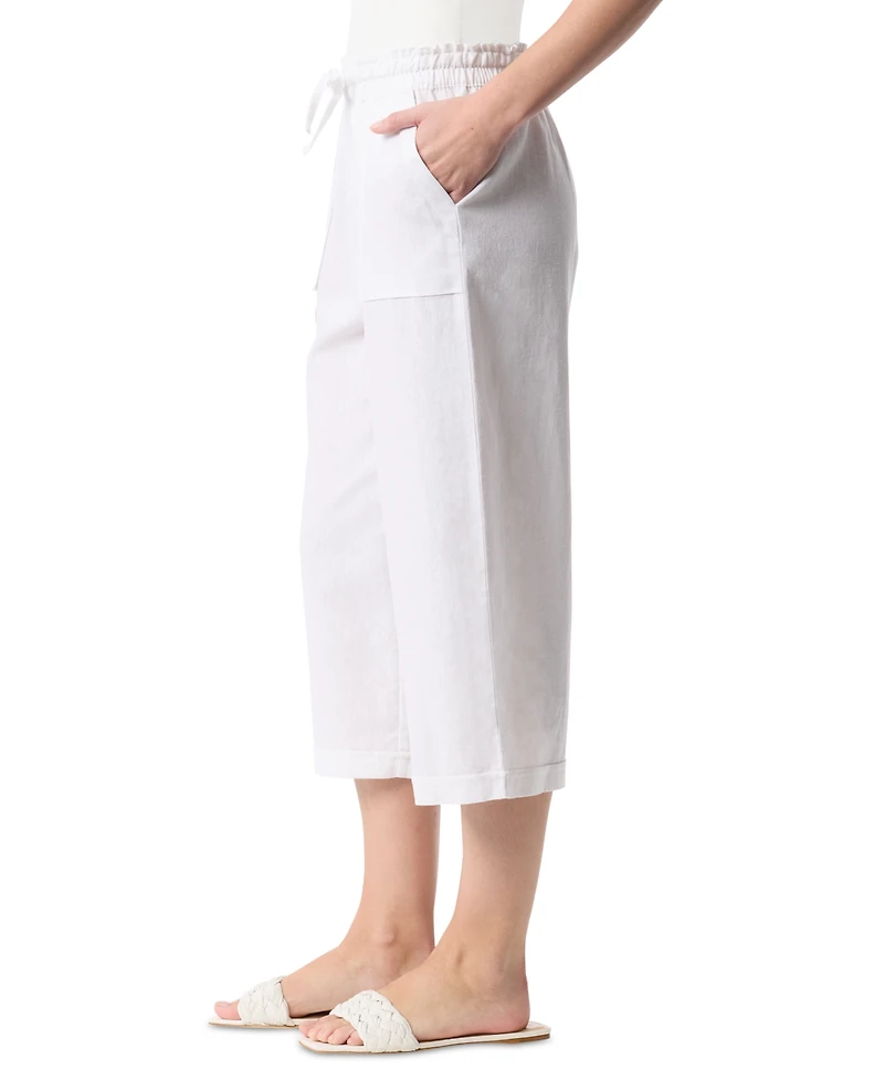 Gloria Vanderbilt Rainey Pull-On Wide-Leg Cropped Pants